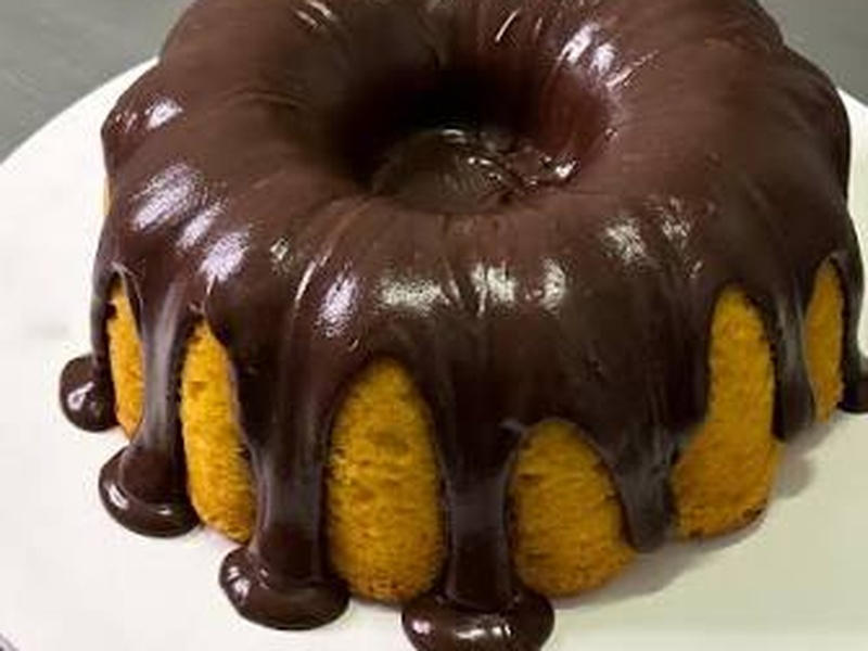 Carrot Cake with Chocolate Fudge
