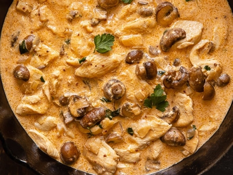 Brazilian Chicken Stroganoff